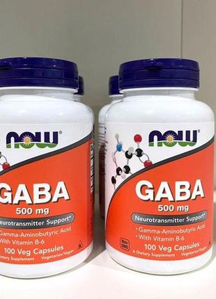 Gaba, габа, гамк, 500 мг, сша, 100 капсул