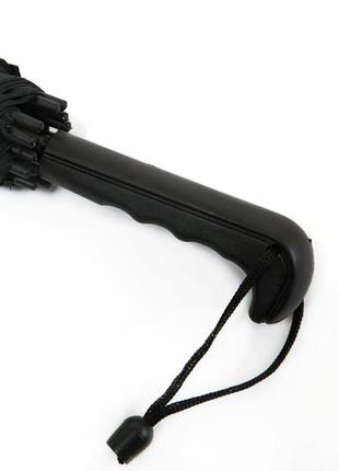 Зонт мужской черный трость на 16 спиц5 фото