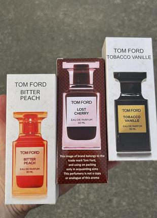 Топовый набор из 3 топ ароматов 🍑 lost cherry 🍒 bitter peach 🍑 tobacco vanille