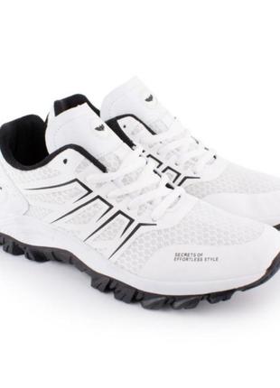 Стильні білі кросівки чоловічі кроси3 фото
