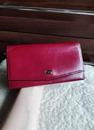 Mitsui original quinto кожаный кошелек портмоне винтаж. натуральная кожа