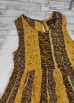 Жіноча сукня minkpink жовта з леопардовим принтом розмір s 442 фото