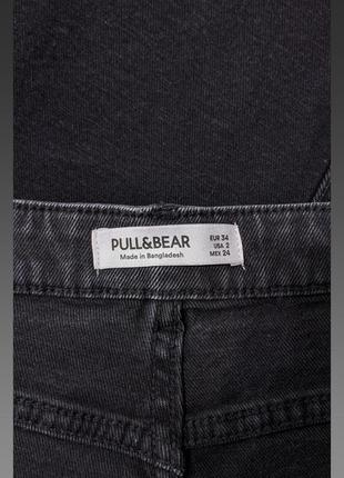 Джинсы с высокой посадкой pull and bear denim jeans5 фото