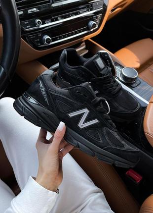 Мужские кроссовки new balance 990 black 41-42-43-44
