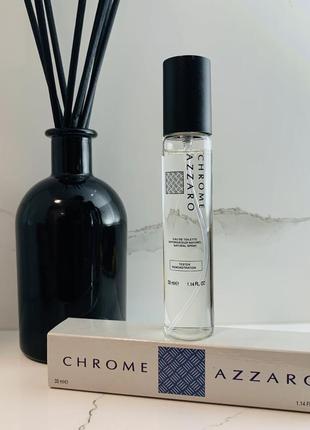 Мужские духи azzaro chrome 33 ml (аззаро хром)
