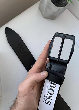 Ремень пояс мужской кожаный в стиле boss /ремень пояс мужественный кожаный