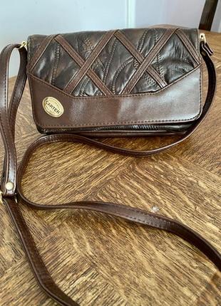 Шкіряна сумка крос боді