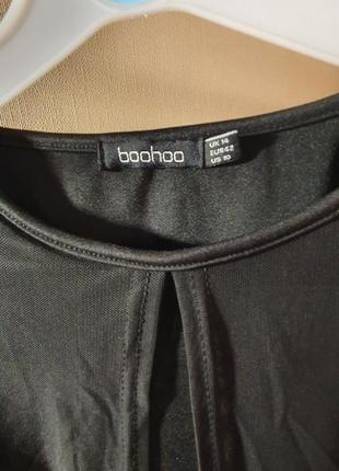 Черная блуза от boohoo2 фото