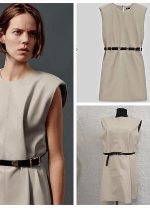 Плаття екошкіра, як zara