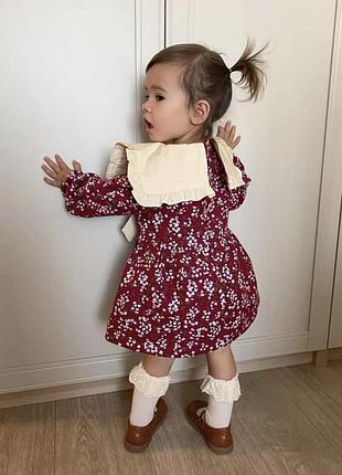Платье детское в винтажном стиле.