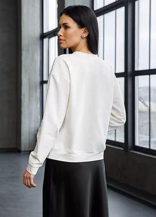 Свитшот молочный 8803 2