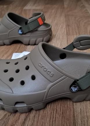 Мужские сабо клоги шлепанцы крокс crocs offroad sport clog оригинал