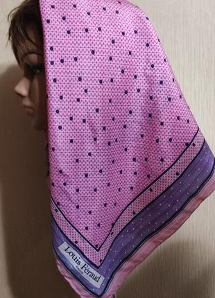 Элегантный шелковый платок louis feraud8 фото