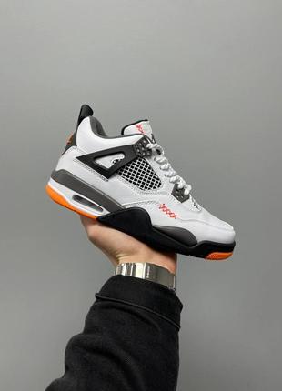 Жіночі кросівки nike air jordan 4 moser notoriety grey mustard / smb3 фото