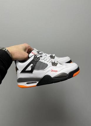 Жіночі кросівки nike air jordan 4 moser notoriety grey mustard / smb10 фото