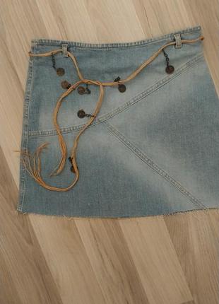 Юбка джинсовая