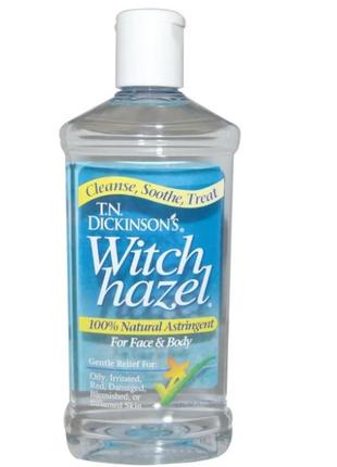 Dickinson brands, witch hazel for face & body, тонік для обличчя і тіла, 473 мл