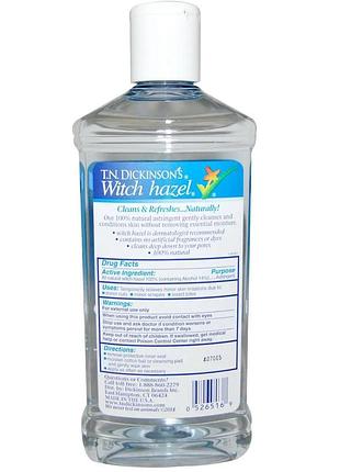 Dickinson brands, witch hazel for face & body, тонік для обличчя і тіла, 473 мл