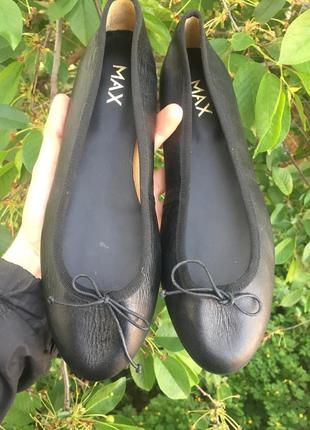 Балетки кожа италия