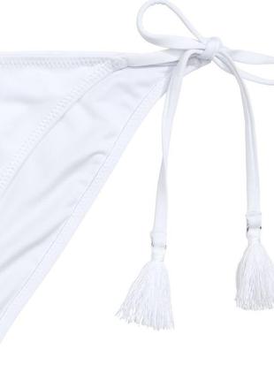 Белые купальные бикини с завязками h&amp;m3 фото