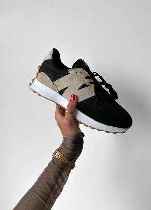 Кросівки new balance 327 black beige