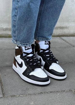 Женские кроссовки nike air jordan 1 retro two dark mocha 2 / smb2 фото