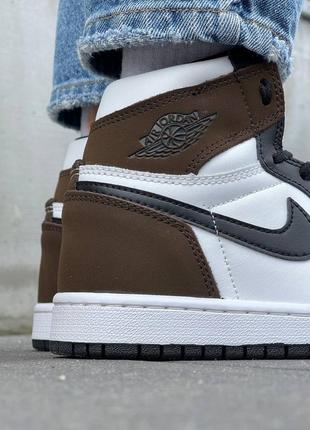 Женские кроссовки nike air jordan 1 retro two dark mocha 2 / smb7 фото