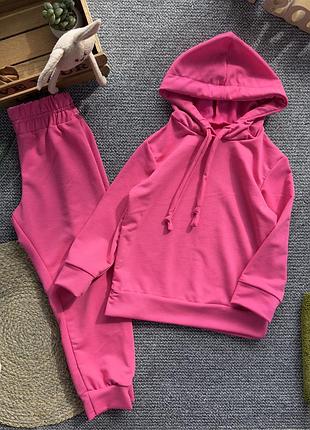 Відмінний костюм- худі і штани із двонитки!