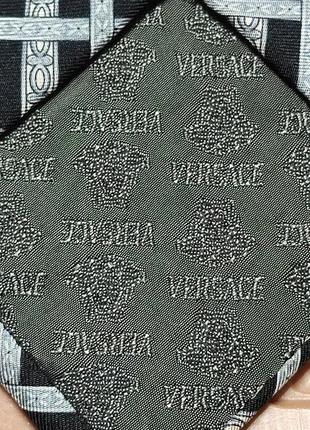 Аутентичный шелковый галстук gianni versace7 фото