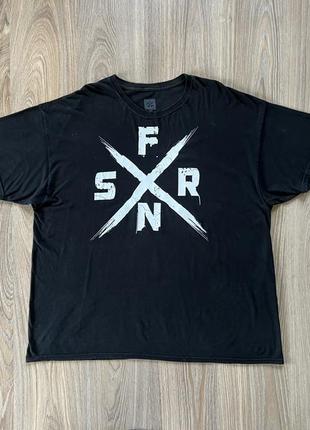 Мужская хлопковая футболка спринтом wrestling wwe