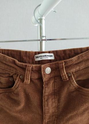 Брюки джинсы вельветовые pull &amp; bear3 фото