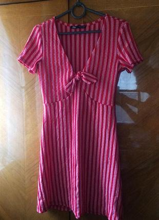Сукня, плаття в смужку zara