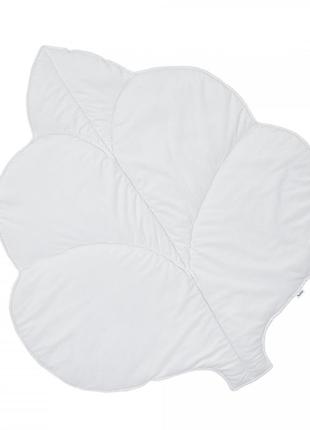 Килимок twins листочок 100х120 velvet, білий1 фото