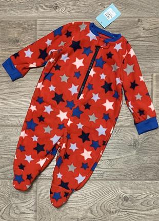 Человечек флисовый marks &amp; spencer на возраст 6-9 мес.