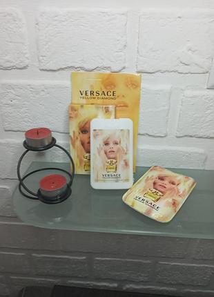 Versace yellow diamond, пробник в кожаном чехле 50мл