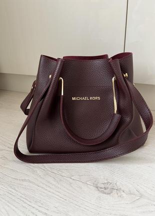 Сумочка з косметичкою 2в1 в стилі michael kors2 фото