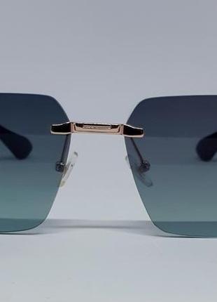 Dita чоловічі сонцезахисні окуляри сіро зелений градієнт дужки коричневі2 фото