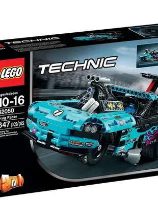 Конструктор lego technic драгстер 42050, бу1 фото