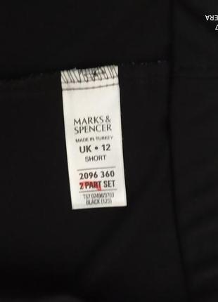Штани чорні кльош mark & spenser 12/m3 фото