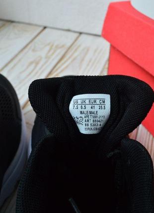 Nike shield running кроссовки для бега чорные с белым, сетка мужские кроссовки3 фото