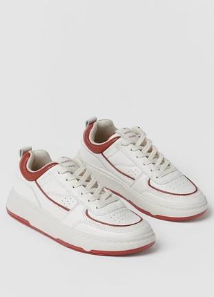 Кеди кросівки шкіряні зара