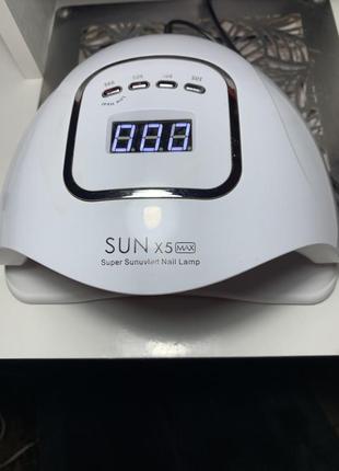 Лампа для манікюру uv led sun x5 max 80 w 45 leds1 фото