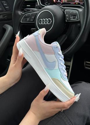 Жіночі кросівки nike air force 1 shadow white sky yellow