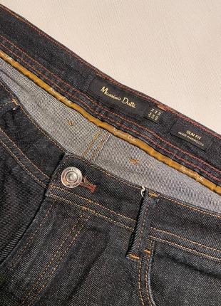 Брендовые мужские джинсы massimo dutti темно синие бу1 фото