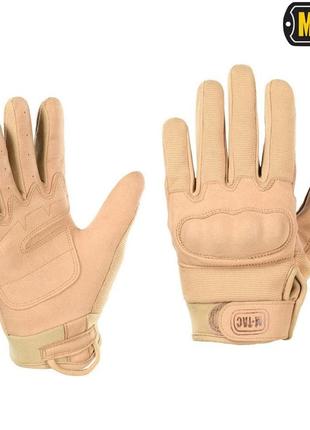 M-tac перчатки assault tactical mk.5 хаки/масля/черные