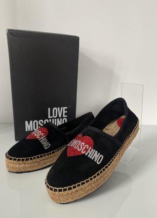 Мокасини love moschino