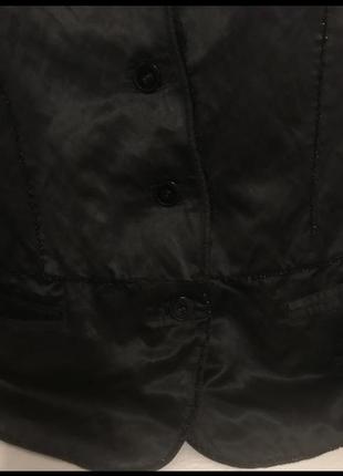 Куртка пиджак с искусственным мехом  большой размер4 фото