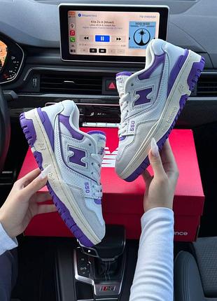 New balance 550 white violet