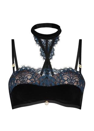 75e роскошный бархатный бюстгальтер hunkemöller