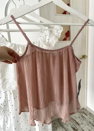 Топ майка женская. пудровый цвет na -kd
